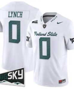 Jaylen Lynch Jersey #0 Portland State Vikings 2026 Limited All Stitched 4 Jaylen Lynch Jersey #0 Portland State Vikings 2026 Limited All Stitched by My Store NCAA Football Jerseys