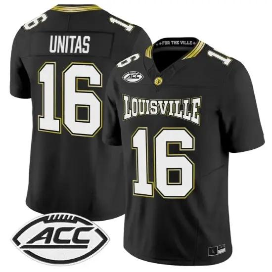 Johnny Unitas Jersey #16 Louisville Cardinals 2026 For The Ville Vapor Stitched 1 Johnny Unitas Jersey #16 Louisville Cardinals 2026 For The Ville Vapor Stitched by My Store NCAA Football Jerseys