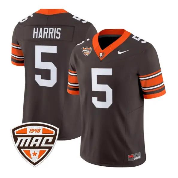 Josh Harris #5 Bowling Green Falcons Jersey 2026 Vapor All Stitched by My Store NCAA Football Jerseys