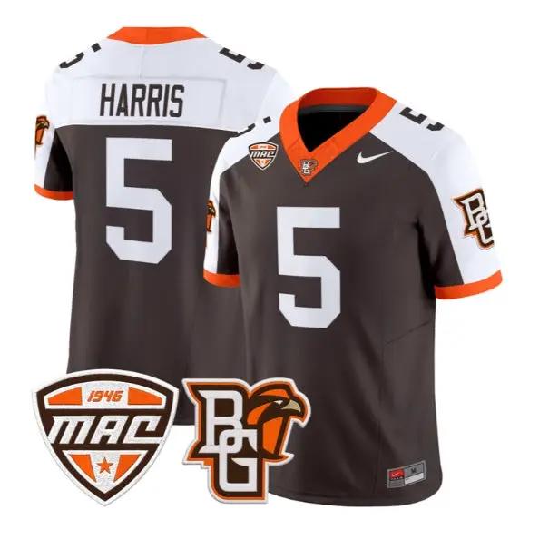 Josh Harris #5 Bowling Green Falcons Jersey 2026 Vapor All Stitched by My Store NCAA Football Jerseys