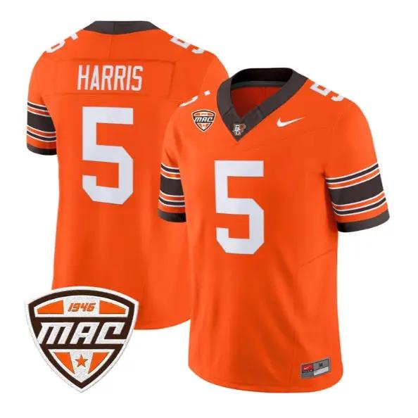 Josh Harris #5 Bowling Green Falcons Jersey 2026 Vapor All Stitched by My Store NCAA Football Jerseys