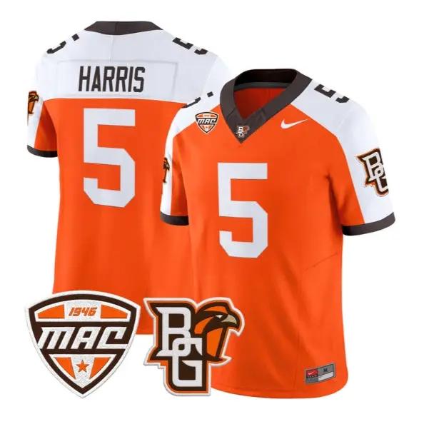 Josh Harris #5 Bowling Green Falcons Jersey 2026 Vapor All Stitched by My Store NCAA Football Jerseys