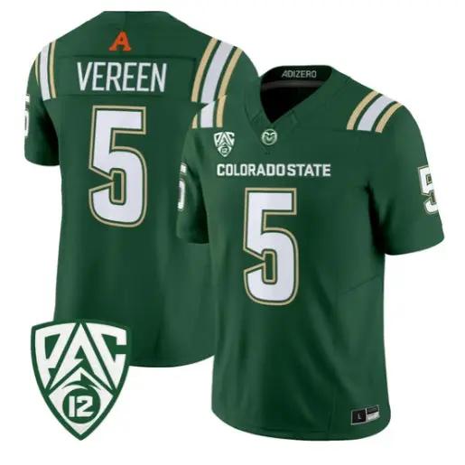 Juice Vereen Jersey #5 Colorado State Rams 2026 Vapor All Stitched by My Store NCAA Football Jerseys