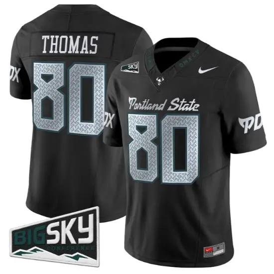 Julius Thomas Jersey #80 Portland State Vikings 2026 Limited All Stitched by My Store NCAA Football Jerseys