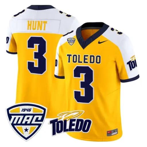 Kareem Hunt Jersey #3 Toledo Rockets 2026 Vapor Limited All Stitched 1 Kareem Hunt Jersey #3 Toledo Rockets 2026 Vapor Limited All Stitched by My Store NCAA Football Jerseys
