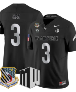 Kyle Chen Jersey #3 Air Force Falcons 2026 Vapor Limited All Stitched by My Store NCAA Football Jerseys