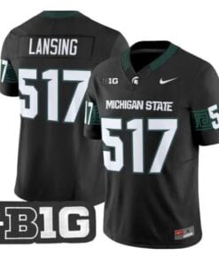 Lansing Jersey #517 Michigan State Spartans 2026 Limited Stitched by My Store NCAA Football Jerseys