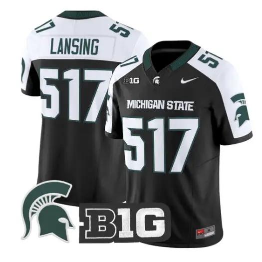 Lansing Jersey #517 Michigan State Spartans 2026 Limited Stitched by My Store NCAA Football Jerseys