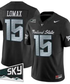 Neil Lomax Jersey #15 Portland State Vikings 2026 Vapor Limited Stitched by My Store NCAA Football Jerseys