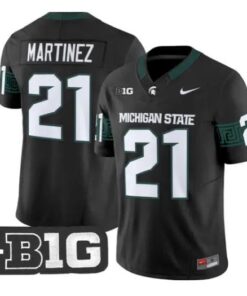 Nikai Martinez Jersey #21 Michigan State Spartans 2026 All Stitched by My Store NCAA Football Jerseys