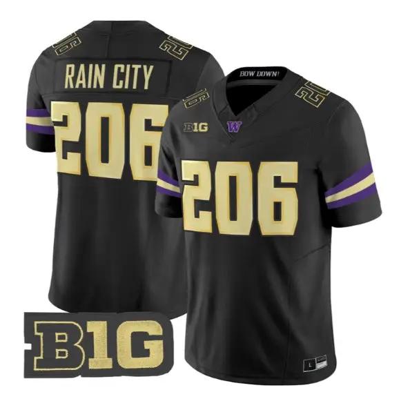 Rain City #206 Washington Huskies Jersey 2026 Limited All Stitched by My Store NCAA Football Jerseys