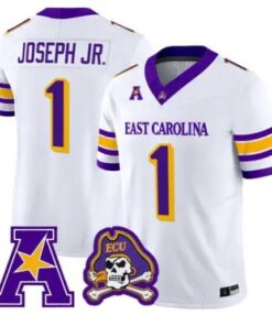 Ray Ray Joseph Jr Jersey #1 East Carolina Pirates 2026 Vapor Limited Stitched by My Store NCAA Football Jerseys