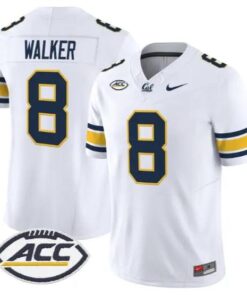 Rico Walker #8 Golden Bears Jersey 2026 Vapor Limited - All Stitched by My Store NCAA Football Jerseys