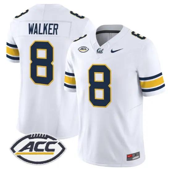 Rico Walker #8 Golden Bears Jersey 2026 Vapor Limited - All Stitched by My Store NCAA Football Jerseys
