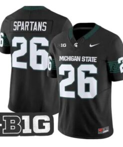 Spartans Jersey #26 Michigan State Spartans 2026 Limited Stitched by My Store NCAA Football Jerseys