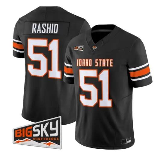 Stryker Rashid Jersey #51 Idaho State Bengals 2026 Limited All Stitched 1 Stryker Rashid Jersey #51 Idaho State Bengals 2026 Limited All Stitched by My Store NCAA Football Jerseys
