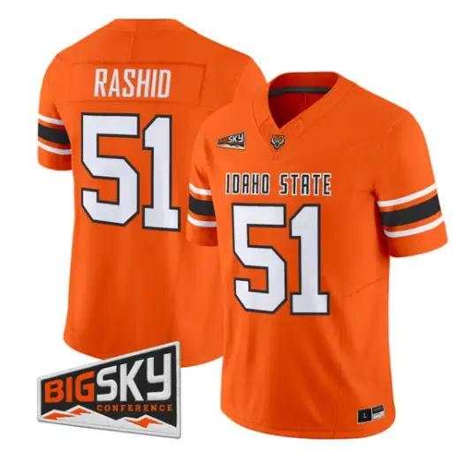 Stryker Rashid Jersey #51 Idaho State Bengals 2026 Limited All Stitched 2 Stryker Rashid Jersey #51 Idaho State Bengals 2026 Limited All Stitched by My Store NCAA Football Jerseys