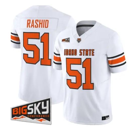 Stryker Rashid Jersey #51 Idaho State Bengals 2026 Limited All Stitched 3 Stryker Rashid Jersey #51 Idaho State Bengals 2026 Limited All Stitched by My Store NCAA Football Jerseys