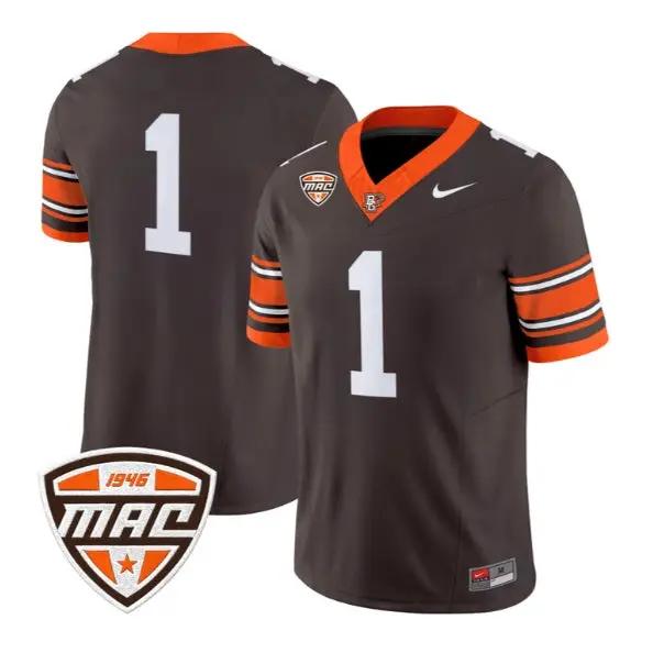 Team Jersey #1 Bowling Green Falcons Jersey 2026 Limited Stitched 2 Team Jersey #1 Bowling Green Falcons Jersey 2026 Limited Stitched by My Store NCAA Football Jerseys