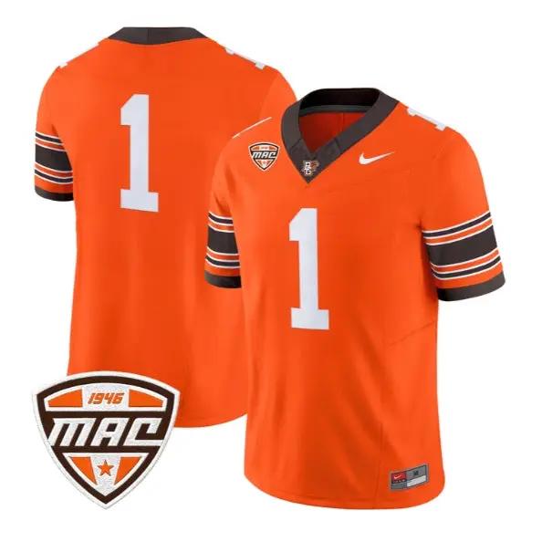 Team Jersey #1 Bowling Green Falcons Jersey 2026 Limited Stitched 4 Team Jersey #1 Bowling Green Falcons Jersey 2026 Limited Stitched by My Store NCAA Football Jerseys