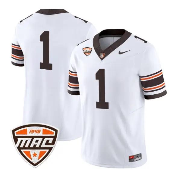 Team Jersey #1 Bowling Green Falcons Jersey 2026 Limited Stitched 5 Team Jersey #1 Bowling Green Falcons Jersey 2026 Limited Stitched by My Store NCAA Football Jerseys