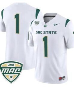 Team Jersey #1 Sacramento State Hornets 2026 Vapor Limited Stitched 6 Team Jersey #1 Sacramento State Hornets 2026 Vapor Limited Stitched by My Store NCAA Football Jerseys