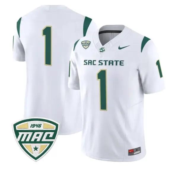 Team Jersey #1 Sacramento State Hornets 2026 Vapor Limited Stitched 3 Team Jersey #1 Sacramento State Hornets 2026 Vapor Limited Stitched by My Store NCAA Football Jerseys