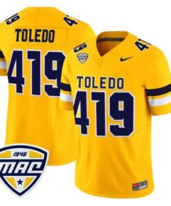 Toledo Rockets Jersey #419 Toledo Rockets 2026 Vapor Limited Stitched by My Store NCAA Football Jerseys