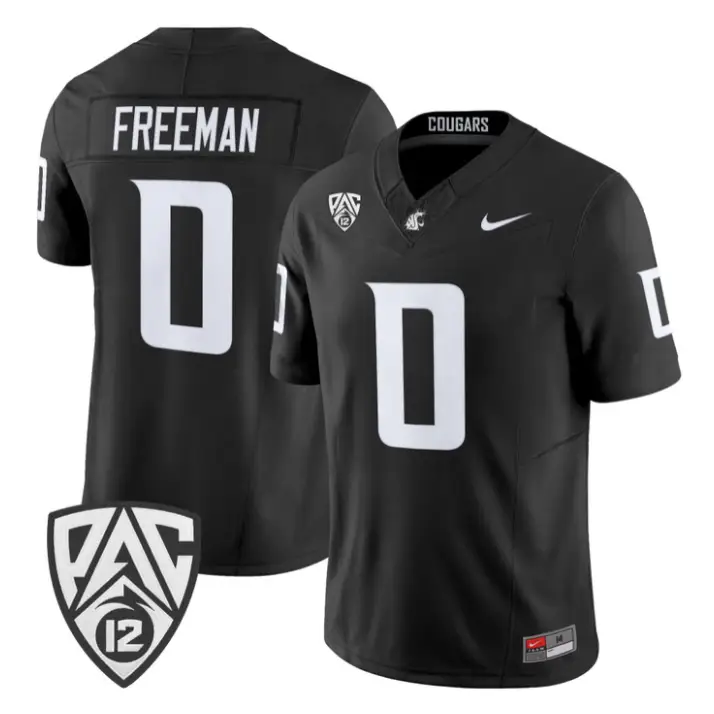 TeamJersey #1 Washington State Cougars 2026 Vapor Stitched by My Store NCAA Football Jerseys