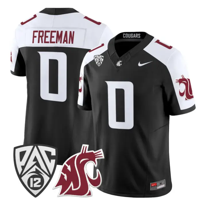 TeamJersey #1 Washington State Cougars 2026 Vapor Stitched by My Store NCAA Football Jerseys