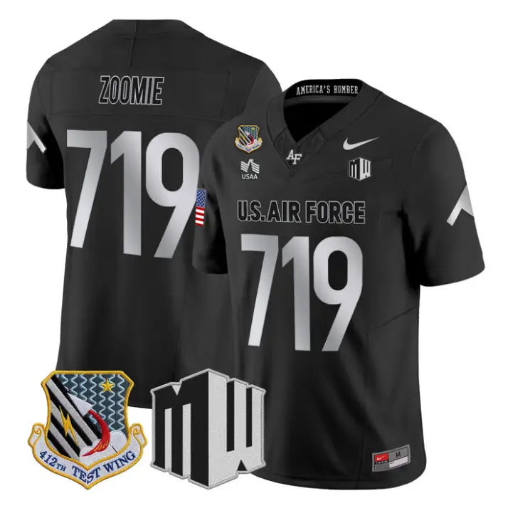 Zoomie Jersey #719 Air Force Falcons 2026 Vapor Limited All Stitched 1 Zoomie Jersey #719 Air Force Falcons 2026 Vapor Limited All Stitched by My Store NCAA Football Jerseys