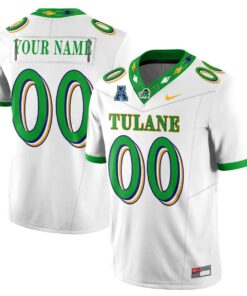 Tulane Green Wave 2026 City Football Vapor Custom Jersey - Stitched 5 Tulane Green Wave 2026 City Football Vapor Custom Jersey - Stitched by Tulane Green Wave