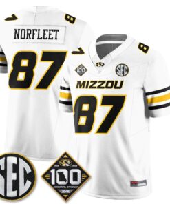 Missouri Tigers 100th Anniversary of Memorial Stadium Vapor Jersey - Stitched 101 MIZZ 100th Anniversary of Memorial Stadium Vapor Jersey - Stitched by Missouri Tigers