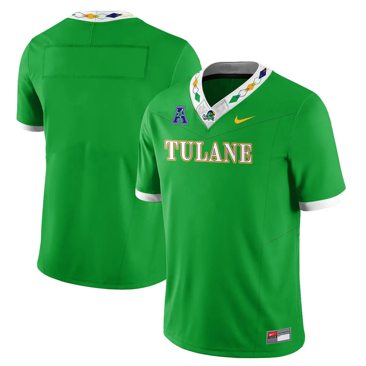 Tulane Green Wave 2026 Mardi Gras-Inspired City Edition - Stitched 10 TUL 2026 Mardi Gras-Inspired City Edition - Stitched (2) by Tulane Green Wave