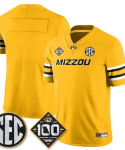 Missouri Tigers 100th Anniversary of Memorial Stadium Vapor Jersey - Stitched 83 MIZZ 100th Anniversary of Memorial Stadium Vapor Jersey - Stitched by Missouri Tigers