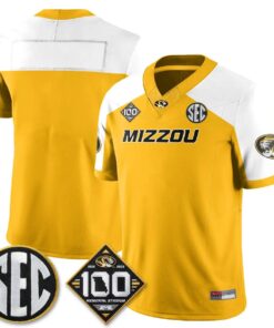 Missouri Tigers 100th Anniversary of Memorial Stadium Vapor Jersey - Stitched 95 MIZZ 100th Anniversary of Memorial Stadium Vapor Jersey - Stitched by Missouri Tigers