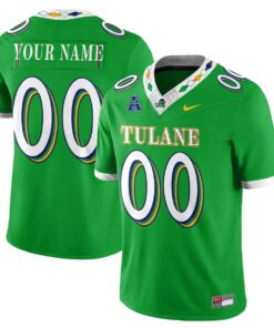 Tulane Green Wave 2026 City Football Vapor Custom Jersey - Stitched by Tulane Green Wave