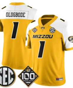Missouri Tigers 100th Anniversary of Memorial Stadium Vapor Jersey - Stitched 91 MIZZ 100th Anniversary of Memorial Stadium Vapor Jersey - Stitched by Missouri Tigers