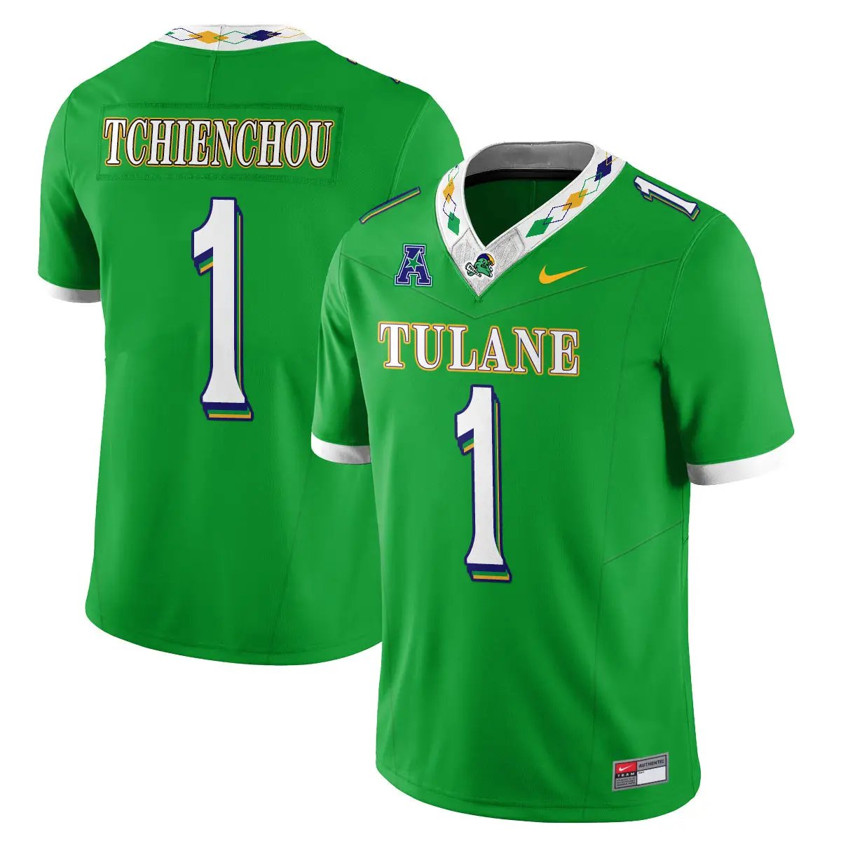 Tulane Green Wave 2026 Mardi Gras-Inspired City Edition - Stitched 5 TUL 2026 Mardi Gras-Inspired City Edition - Stitched (2) by Tulane Green Wave