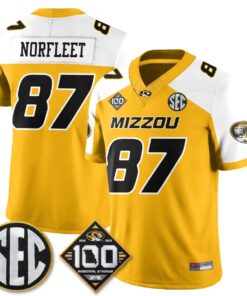 Missouri Tigers 100th Anniversary of Memorial Stadium Vapor Jersey - Stitched 89 MIZZ 100th Anniversary of Memorial Stadium Vapor Jersey - Stitched by Missouri Tigers