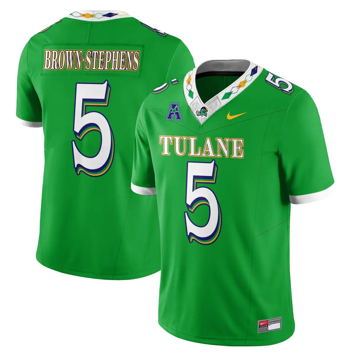 Tulane Green Wave 2026 Mardi Gras-Inspired City Edition - Stitched 4 TUL 2026 Mardi Gras-Inspired City Edition - Stitched (2) by Tulane Green Wave