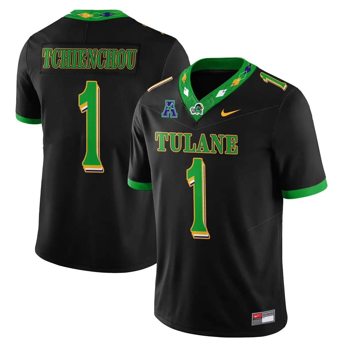 Tulane Green Wave 2026 Mardi Gras-Inspired City Edition - Stitched 15 TUL 2026 Mardi Gras-Inspired City Edition - Stitched (2) by Tulane Green Wave