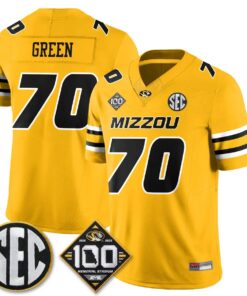 Missouri Tigers 100th Anniversary of Memorial Stadium Vapor Jersey - Stitched 78 MIZZ 100th Anniversary of Memorial Stadium Vapor Jersey - Stitched by Missouri Tigers