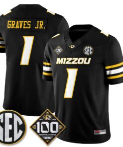 Missouri Tigers 100th Anniversary of Memorial Stadium Vapor Jersey - Stitched 70 MIZZ 100th Anniversary of Memorial Stadium Vapor Jersey - Stitched by Missouri Tigers