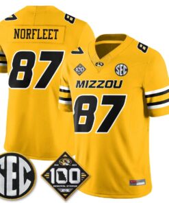 Missouri Tigers 100th Anniversary of Memorial Stadium Vapor Jersey - Stitched 77 MIZZ 100th Anniversary of Memorial Stadium Vapor Jersey - Stitched by Missouri Tigers