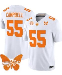 Amare Campbell Jersey #55 Tennessee Volunteers 2026 Stitched by My Store NCAA Football Jerseys