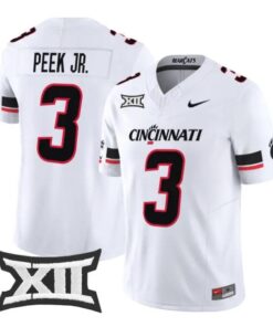 Antwan Peek Jr Jersey #3 Cincinnati Bearcats 2026 Vapor Limited Stitched by My Store NCAA Football Jerseys
