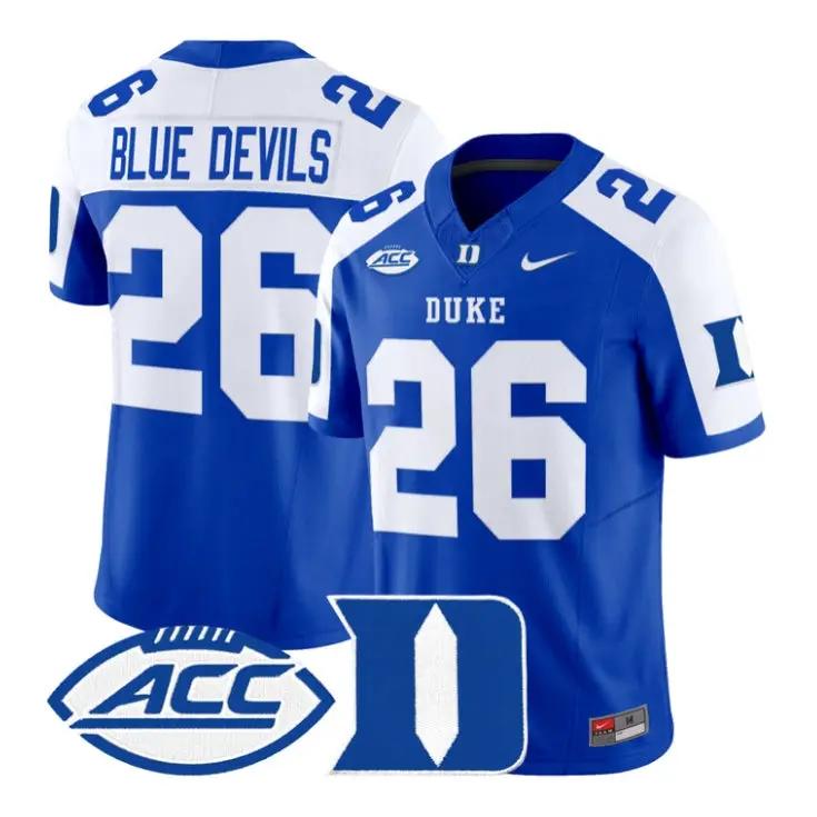 Blue_Devils_Jersey_26_Duke_Blue_Devils_2026_Vapor_Limited_Stitched_Royal_Alter - Daily Sport Fan Blue Devils Jersey #26 Duke Blue Devils 2026 Vapor Limited Stitched by My Store NCAA Football Jerseys