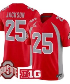 Bo Jackson Jersey #25 Ohio State Buckeyes 1990 Throwback 2026 Stitched by My Store NCAA Football Jerseys