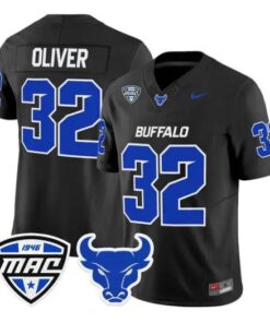 Branden Oliver Jersey #32 Buffalo Bulls 2026 All Stitched by My Store NCAA Football Jerseys